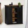 Armario colgante HALDEN 2 puerta correderas 75x22,5x70 cm negro by , Kitchen cabinets - Ref: Foro24-4018444, Price: 131,38 €,...