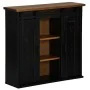 Armario colgante HALDEN 2 puerta correderas 75x22,5x70 cm negro by , Kitchen cabinets - Ref: Foro24-4018444, Price: 131,38 €,...