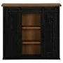 Armario colgante HALDEN 2 puerta correderas 75x22,5x70 cm negro by , Kitchen cabinets - Ref: Foro24-4018444, Price: 131,38 €,...