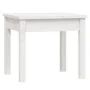 Massivholz Gartenbank Kiefer Weiß 50x44x45 cm von vidaXL, Gartenbänke - Ref: Foro24-823991, Preis: 48,00 €, Rabatt: %