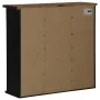 Armario colgante HALDEN 2 puerta correderas 75x22,5x70 cm negro by , Kitchen cabinets - Ref: Foro24-4018444, Price: 131,38 €,...