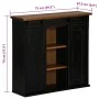 Armario colgante HALDEN 2 puerta correderas 75x22,5x70 cm negro by , Kitchen cabinets - Ref: Foro24-4018444, Price: 131,38 €,...