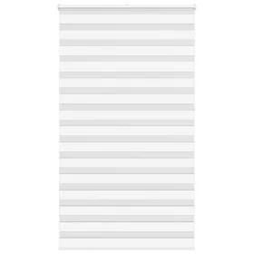 Estor cebra blanco 125x230 cm tejido ancho 120,9 cm poliéster by , Blinds and blinds - Ref: Foro24-4014812, Price: 31,51 €, D...