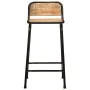 Taburetes de barra 2 uds 46x35,5x80 cm madera maciza de mango by , Kitchen stools - Ref: Foro24-4013530, Price: 127,50 €, Dis...