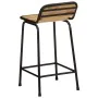 Taburetes de barra 2 uds 46x35,5x80 cm madera maciza de mango by , Kitchen stools - Ref: Foro24-4013530, Price: 127,50 €, Dis...