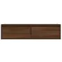 Mueble de TV con luces LED roble marrón 100X35,5x25 cm von , TV-Möbel - Ref: Foro24-860244, Preis: 84,06 €, Rabatt: %