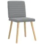 Sillas de comedor 4 unidades tela gris claro de , Sillas de comedor - Ref: Foro24-3315274, Precio: 198,39 €, Descuento: %