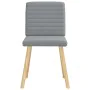 Sillas de comedor 4 unidades tela gris claro de , Sillas de comedor - Ref: Foro24-3315274, Precio: 198,39 €, Descuento: %