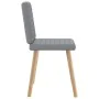 Sillas de comedor 4 unidades tela gris claro de , Sillas de comedor - Ref: Foro24-3315274, Precio: 198,39 €, Descuento: %