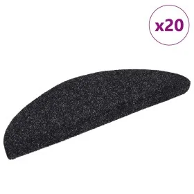 Alfombrilla autoadhesiva escalera 20 uds negro 56x17x3 cm by , Stair mats - Ref: Foro24-3365669, Price: 48,84 €, Discount: %