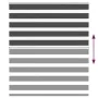 Estor cebra negro 120x150 cm tejido ancho 115,9 cm poliéster by , Blinds and blinds - Ref: Foro24-4014239, Price: 26,49 €, Di...