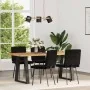 Sillas de comedor 4 unidades terciopelo negro by , dining chairs - Ref: Foro24-3315262, Price: 164,64 €, Discount: %