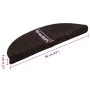 Alfombrilla autoadhesiva escalera 20 uds marrón 56x17x3 cm by , Stair mats - Ref: Foro24-3365674, Price: 40,57 €, Discount: %