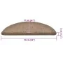 Alfombrilla autoadhesiva escalera 30 uds crema 56x17x3 cm von , Treppenmatten - Ref: Foro24-3365688, Preis: 80,13 €, Rabatt: %