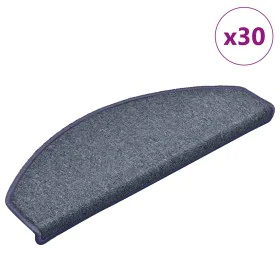 Alfombrilla escalera 30 uds gris oscuro y azul 65x24x4 cm by , Stair mats - Ref: Foro24-3365759, Price: 95,26 €, Discount: %