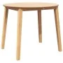 Mesa de comedor natural madera maciza roble caucho von , Küchen- und Esstische - Ref: Foro24-4102530, Preis: 184,38 €, Rabatt: %