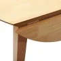 Mesa de comedor natural madera maciza roble caucho von , Küchen- und Esstische - Ref: Foro24-4102530, Preis: 184,38 €, Rabatt: %