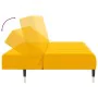 Sofá cama de 2 plazas terciopelo amarillo by , Sofas - Ref: Foro24-375881, Price: 249,14 €, Discount: %
