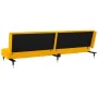 Sofá cama de 2 plazas terciopelo amarillo by , Sofas - Ref: Foro24-375881, Price: 249,14 €, Discount: %
