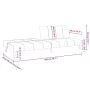 Sofá cama de 2 plazas terciopelo amarillo by , Sofas - Ref: Foro24-375881, Price: 249,14 €, Discount: %