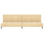 Sofá cama de 2 plazas terciopelo color crema by , Sofas - Ref: Foro24-375883, Price: 251,09 €, Discount: %