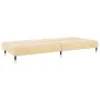 Sofá cama de 2 plazas terciopelo color crema by , Sofas - Ref: Foro24-375883, Price: 251,09 €, Discount: %