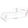 Sofá cama de 2 plazas terciopelo color crema by , Sofas - Ref: Foro24-375883, Price: 251,09 €, Discount: %