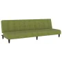 Sofá cama de 2 plazas terciopelo verde claro by , Sofas - Ref: Foro24-375766, Price: 243,90 €, Discount: %