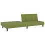 Sofá cama de 2 plazas terciopelo verde claro by , Sofas - Ref: Foro24-375766, Price: 243,90 €, Discount: %
