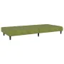 Sofá cama de 2 plazas terciopelo verde claro by , Sofas - Ref: Foro24-375766, Price: 243,90 €, Discount: %