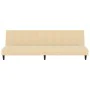 Sofá cama de 2 plazas terciopelo color crema von , Sofas - Ref: Foro24-375772, Preis: 244,37 €, Rabatt: %