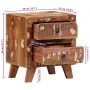Mesita de noche 40x32x46 cm madera maciza reciclada de , Mesitas de noche - Ref: Foro24-4104513, Precio: 119,90 €, Descuento: %