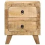 Mesita de noche de madera maciza de mango rugosa 40x32x46 cm von , Nachttische - Ref: Foro24-4104511, Preis: 121,91 €, Rabatt: %