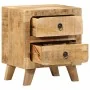 Mesita de noche de madera maciza de mango rugosa 40x32x46 cm von , Nachttische - Ref: Foro24-4104511, Preis: 121,91 €, Rabatt: %