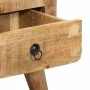 Mesita de noche de madera maciza de mango rugosa 40x32x46 cm von , Nachttische - Ref: Foro24-4104511, Preis: 121,91 €, Rabatt: %