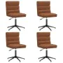 Sillas de comedor 4 unidades cuero sintético marrón by , dining chairs - Ref: Foro24-3315676, Price: 244,63 €, Discount: %