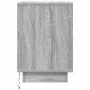 Mesillas de noche con luces LED 2 uds gris sonoma 38x34x50 cm de , Mesitas de noche - Ref: Foro24-861294, Precio: 101,20 €, D...