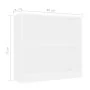 Estantería de madera contrachapada blanco 80x24x75 cm de , Librerías y estanterías - Ref: Foro24-800891, Precio: 47,75 €, Des...
