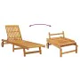 Tumbonas 2 unidades madera maciza de acacia by , Loungers - Ref: Foro24-3325193, Price: 342,33 €, Discount: %