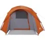 Tienda de campaña familiar 6 personas impermeable gris naranja by , tents - Ref: Foro24-4009564, Price: 146,17 €, Discount: %