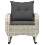 Silla mecedora de jardín con cojines ratán sintético gris claro von , Gartenstühle - Ref: Foro24-4104198, Preis: 124,05 €, Ra...