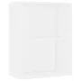 Estantería de 2niveles madera contrachapada blanca 60x30x76,5cm de , Librerías y estanterías - Ref: Foro24-800963, Precio: 39...