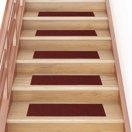 Alfombrillas escaleras autoadhesivas 30uds rojas 76x20 cm by , Stair mats - Ref: Foro24-3365725, Price: 59,54 €, Discount: %