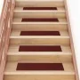 Alfombrillas escaleras autoadhesivas 30uds rojas 76x20 cm by , Stair mats - Ref: Foro24-3365725, Price: 59,54 €, Discount: %