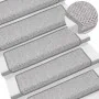 Alfombra autoadhesiva escalera sisal 30 uds 65x21x4 cm Platina von , Treppenmatten - Ref: Foro24-3365882, Preis: 159,38 €, Ra...