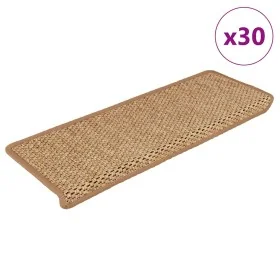 Alfombra autoadhesiva escalera sisal 30 uds 65x21x4 cm Orange von , Treppenmatten - Ref: Foro24-3365889, Preis: 212,67 €, Rab...