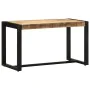 Banco 80x35x45 cm madera maciza de mango rugoso by , Benches for halls and storage - Ref: Foro24-4015979, Price: 114,42 €, Di...
