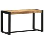 Banco 80x35x45 cm madera maciza de mango rugoso by , Benches for halls and storage - Ref: Foro24-4015979, Price: 114,42 €, Di...