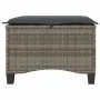 Taburetes de jardín con cojines 2 uds gris 55x55x36 cm de , Otomanas de exterior - Ref: Foro24-4108248, Precio: 127,49 €, Des...
