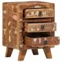 Mesilla de noche 2 uds 37x32x50 cm madera maciza reciclada by , Nightstands - Ref: Foro24-4104518, Price: 231,69 €, Discount: %